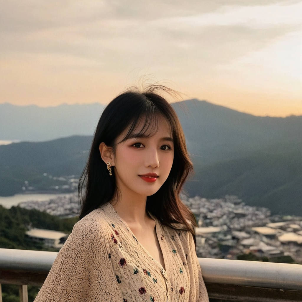 Claudia in Hakone, Japan