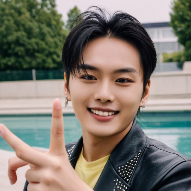 Jin-Woo in Paris, France