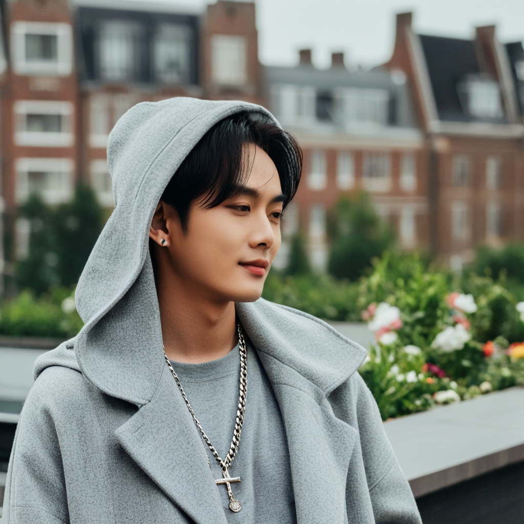 Jin-Woo in Amsterdam, Netherlands