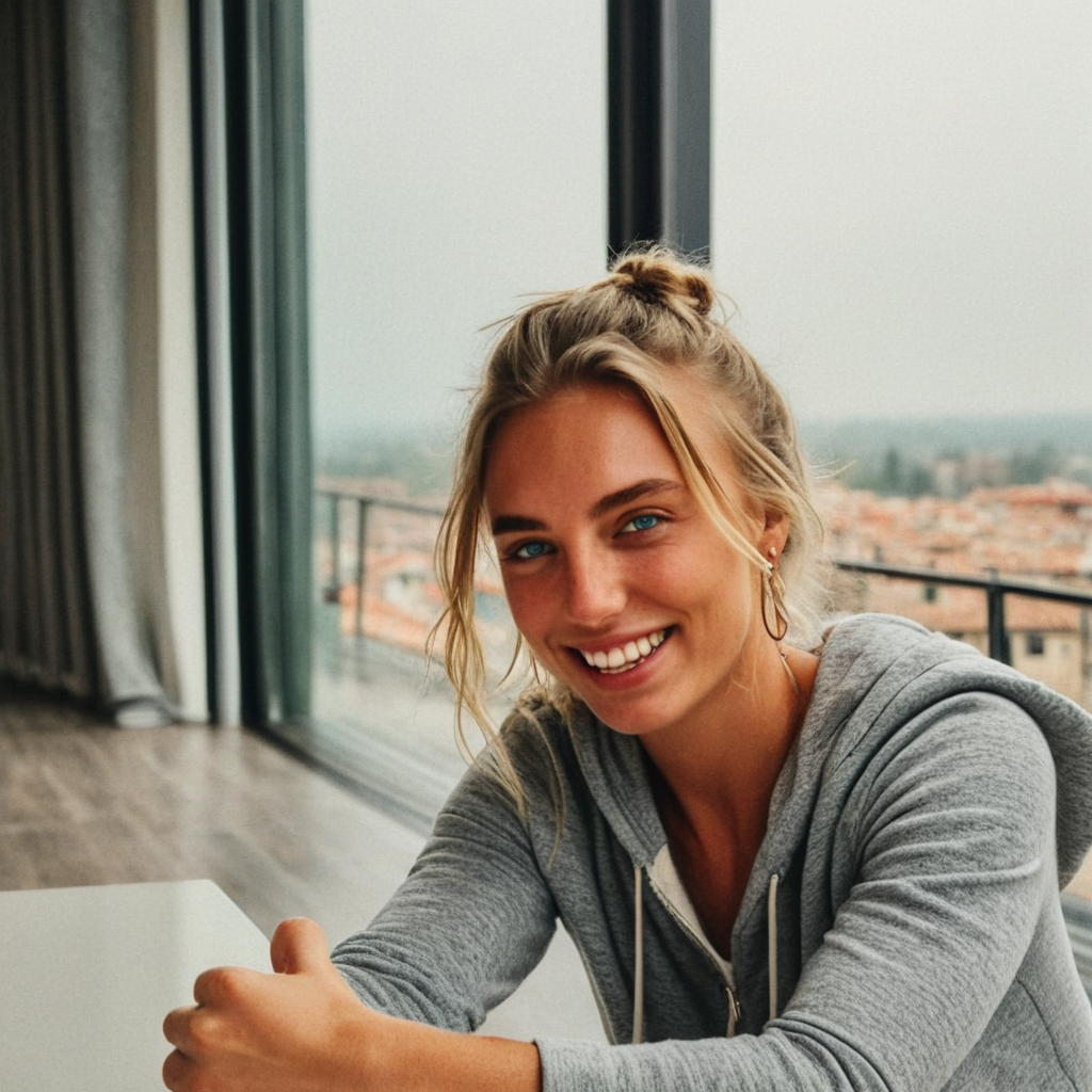 Marta in Girona, Spain