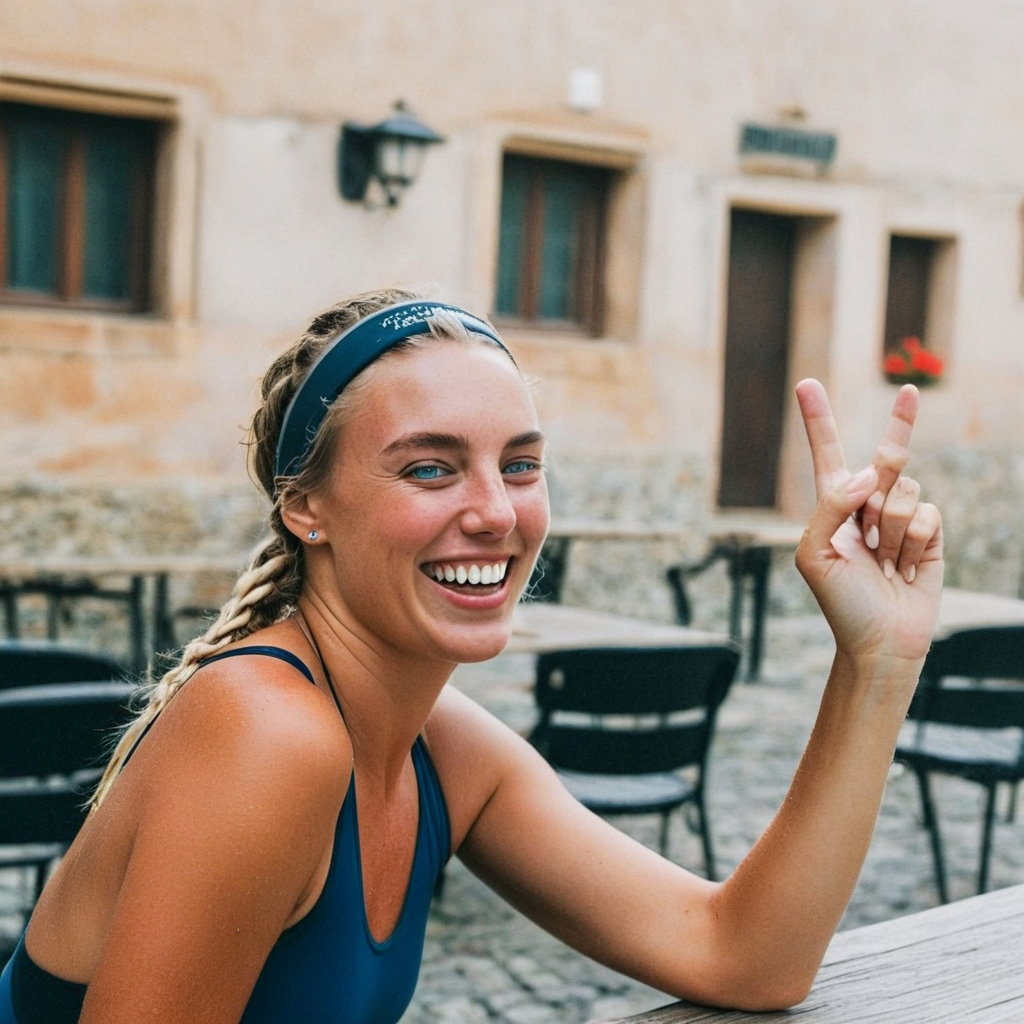 Marta in Girona, Spain