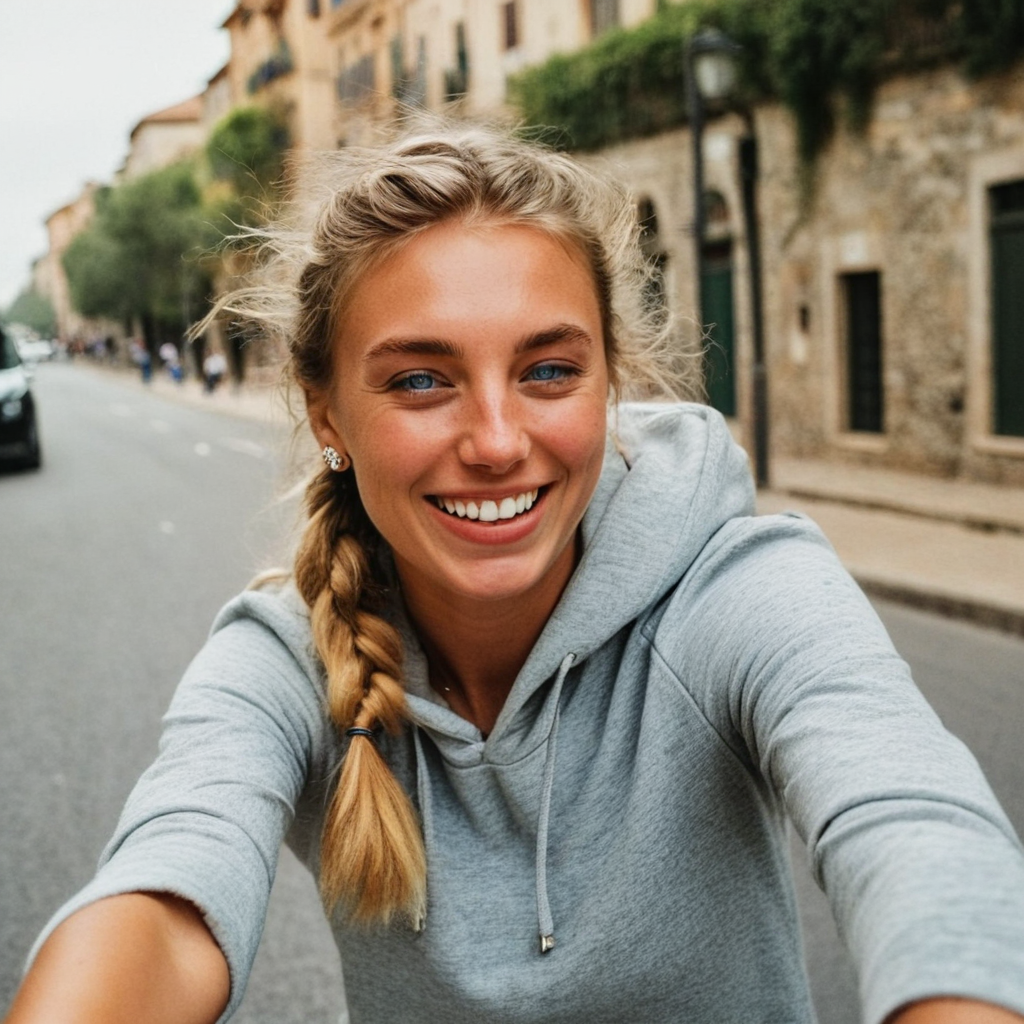 Marta in Girona, Spain