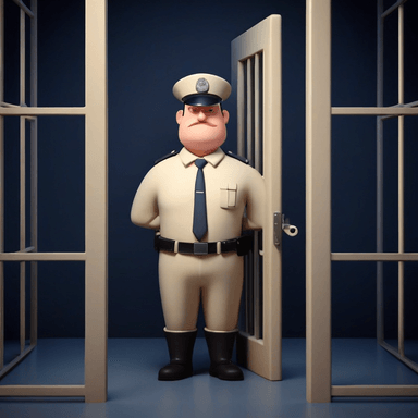 parafuso — prison guard