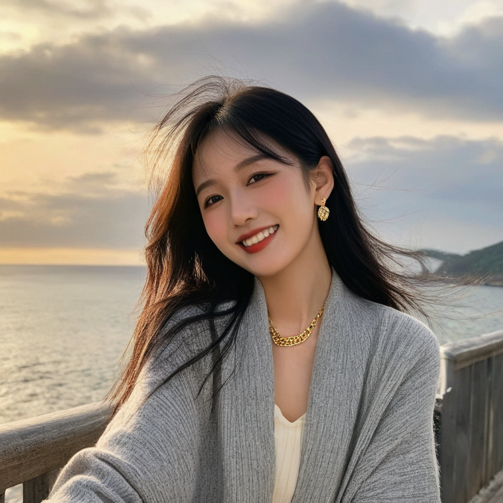 Claudia in Jeju Island, South Korea