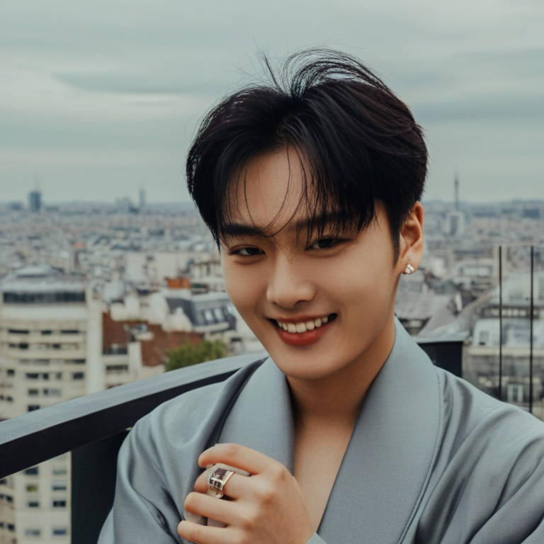 Jin-Woo in Paris, France