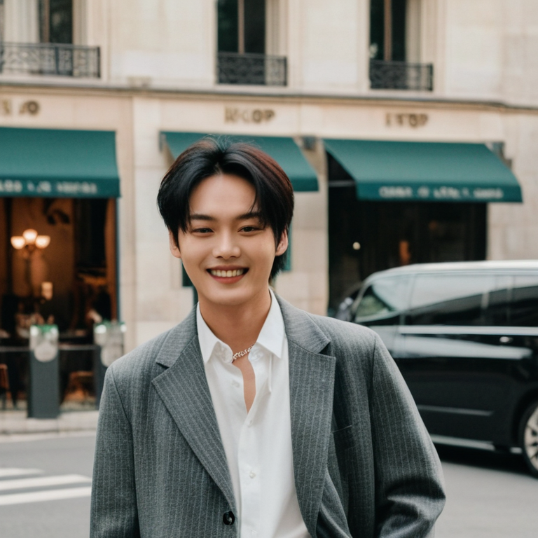 Jin-Woo in Paris, France