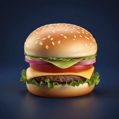 햄버거 — hamburger