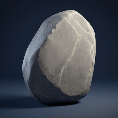 岩 — rock